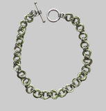 ❤️💚 Helm Weave Green Bracelet
