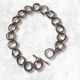 🧡 Copper Mobius Chainmaille Bracelet